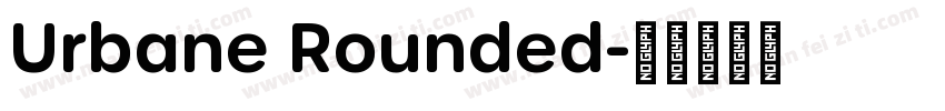 Urbane Rounded字体转换